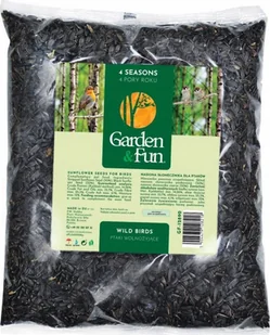 Garden&Fun Nasiona słonecznika czarnego 1,6 kg - Karma dla ptaków - miniaturka - grafika 1