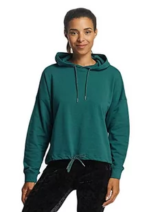 Urban Classics Damska bluza z kapturem z kapturem dla kobiet, turkusowy (Teal 1143), XS - Bluzy damskie - miniaturka - grafika 1