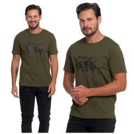 Koszulki męskie - T-SHIRT MĘSKI Z KRÓTKIM RĘKAWEM GŁADKA KOSZULKA BAWEŁNIANA BLUZKA MORAJ XXL - miniaturka - grafika 1
