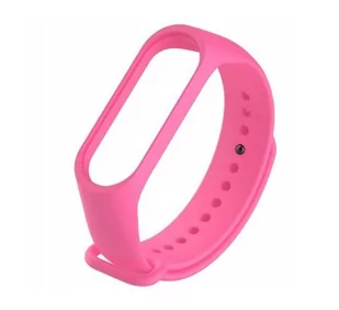 Silikonowy pasek do Xiaomi Mi Band 3/ Xiaomi Mi Band 4 - różowy - Akcesoria do smartwatchy - miniaturka - grafika 1