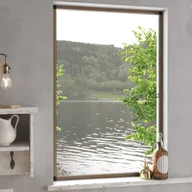 Moskitiery - Moskitiera okienna, brązowa, 80x120 cm Lumarko! - miniaturka - grafika 1