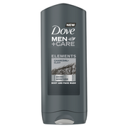 Kosmetyki do kąpieli - Dove Men+Care Elements Micro Moisture Charcoal Clay 400ml - miniaturka - grafika 1