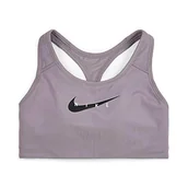 Biustonosze - Nike Damski biustonosz W Nk Swoosh Pack Grx Bra Sports Bra fioletowy Purple Smoke/Purple Smoke/Black l DC5551-531 - miniaturka - grafika 1