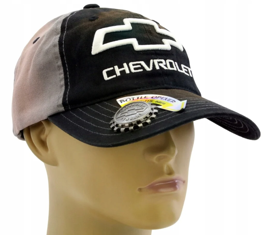 Czapka z daszkiem męska Samochód Chevrolet 55-60cm Otwieracz do kapsli Haft