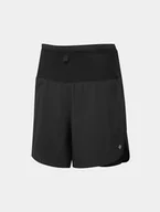 Spodnie sportowe damskie - RONHILL Spodenki do biegania damskie TECH ALL TERRAIN 5" TWIN SHORT all black - miniaturka - grafika 1
