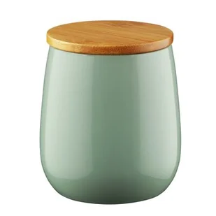 Pojemnik na płatki kosmetyczne BEVERLY miętowy - Pojemniki łazienkowe - miniaturka - grafika 1