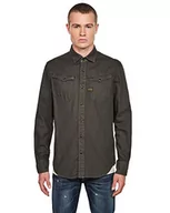 Koszule męskie - G-STAR RAW Męska koszula Arc Slim, Szary (Asfalt Gd D17528-7647-b575), XS - miniaturka - grafika 1