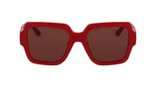 Okulary przeciwsłoneczne - KARL LAGERFELD KL6104SR Okulary przeciwsłoneczne, czerwone, jeden rozmiar dla kobiet, Czerwona, rozmiar uniwersalny - miniaturka - grafika 1