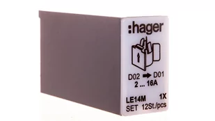 Hager Sprężyna red. D02/D01 L7XM 12szt. LE14M - Inne akcesoria elektryczne - miniaturka - grafika 2