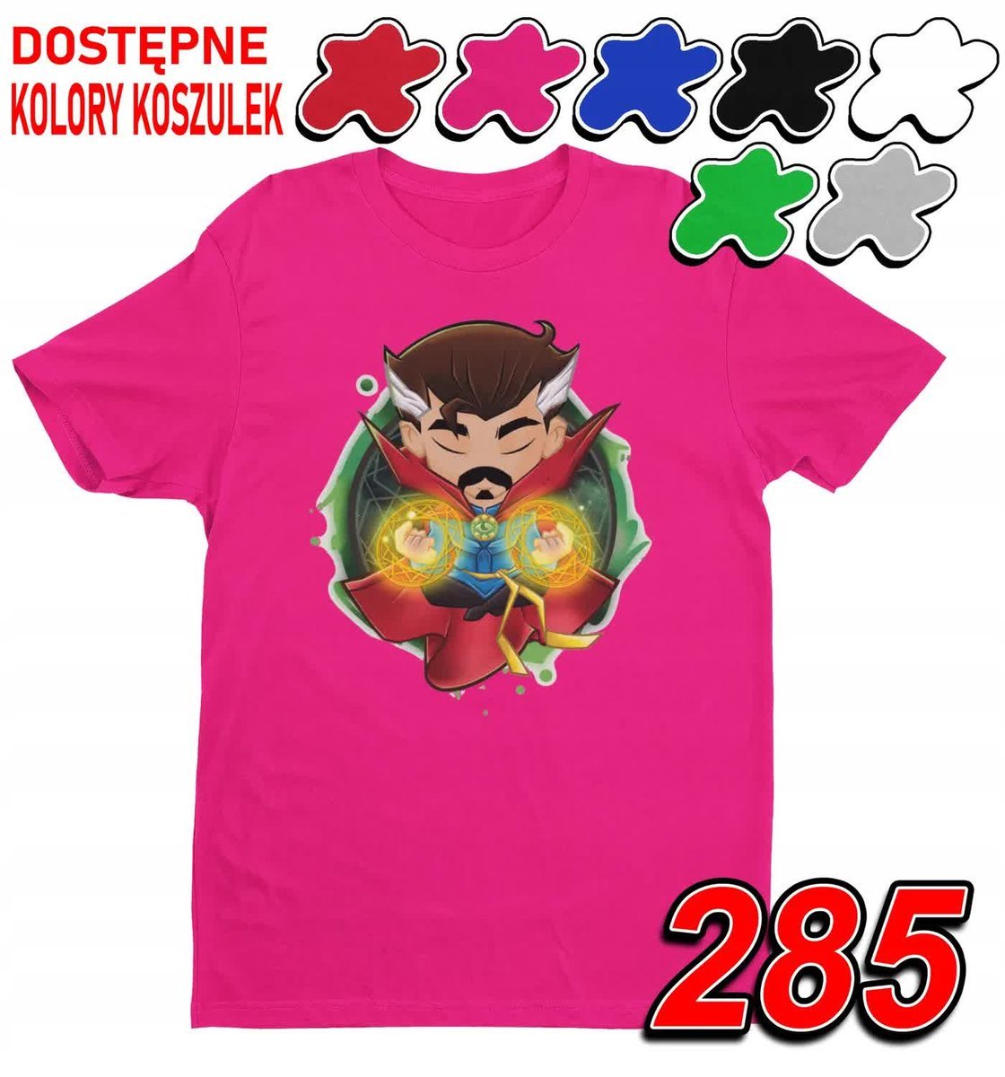 Dziecięca Koszulka T-Shirt Z Nadrukiem Avengers Doktor Strange - L 146-152