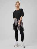 Legginsy - 4F Legginsy dzianinowe damskie - czarne XS - miniaturka - grafika 1