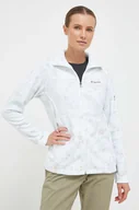 Bluzy damskie - Columbia bluza sportowa Fast Trek Printed kolor biały wzorzysta - miniaturka - grafika 1