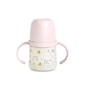 Kubki dla dzieci - SUAVINEX PIERWSZY KUBEK Z SILIKONOWYM USTNIKIEM BEARS 150 ML RÓŻOWY - miniaturka - grafika 1