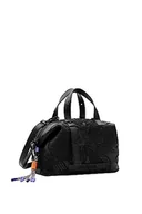 Torebki damskie - Desigual Women's BOLS_Alpha Kiruna, Black, czarny - miniaturka - grafika 1