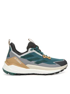 adidas Trekkingi Terrex Free Hiker 2.0 Low JQ9905 Zielony - Buty trekkingowe męskie - miniaturka - grafika 1