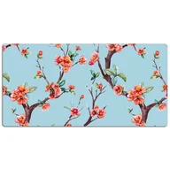 Podkładki na biurko - Podkład na biurko Drzewo na niebieskim tle 120x60 cm - miniaturka - grafika 1