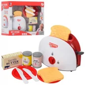 Zabawki AGD - Duży Zestaw Agd Toster Z Akcesoriami Dla Dzieci - miniaturka - grafika 1