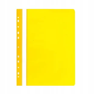 SKOROSZYT WPINANY A4 TWARDY ŻÓŁTY - Teczki i skoroszyty - miniaturka - grafika 1