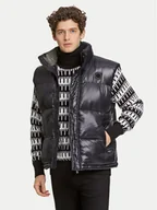 Kamizelki męskie - Lindbergh Kamizelka 30-301129 Czarny Relaxed Fit - miniaturka - grafika 1