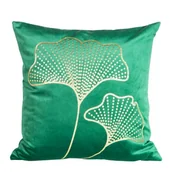 Poszewki na poduszki - Euro Firany Poszewka Velvetowa Fres 45 x 45 Ciemnozielony 1219871 - miniaturka - grafika 1