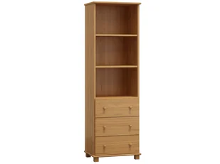 OUTLET - Biblioteczka sosnowa nr4 olcha - Dom i wnętrze OUTLET - miniaturka - grafika 1