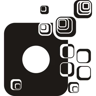 Osłona włącznika POJEDYNCZA WELUR KWADRAT CZARNA VELVET - Dzwonki i gongi - miniaturka - grafika 1