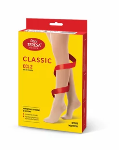Rajstopy uciskowe CCL 2 CLASSIC jasny beż XXL - Bielizna lecznicza - miniaturka - grafika 3