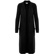 Kurtki damskie - Noisy may City Cardi damska kurtka z dzianiny z kieszeniami, czarny, M - miniaturka - grafika 1