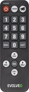 Pilot RTV Evolveo EVOLVEO seniorský dálkový ovladač pro Alpha T2 a Omega II - Piloty - miniaturka - grafika 1