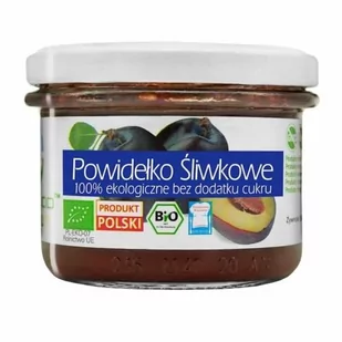 BIO FOOD BIO FOOD Powidełko śliwkowe bez dodatku cukru BIO 180g 11BIFPOWID - Konfitury, marmolady, powidła - miniaturka - grafika 1