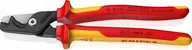 Narzędzia warsztatowe - Knipex KNIPEX NOŻYCE DO CIĘCIA KABLI StepCut XL VDE 225mm - miniaturka - grafika 1