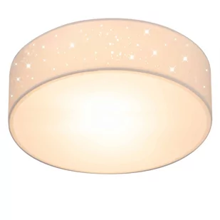 Lampa sufitowa Biała Materiałowa Ø30cm Gwieździste niebo - Lampy sufitowe - miniaturka - grafika 1