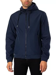 Bestseller A/S Męska kurtka JJEBASIC Softshell Hood NOOS, Navy Blazer, XL, granatowy blezer - Kurtki męskie - miniaturka - grafika 1