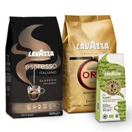 Kawa - Kawa ziarnista Lavazza Qualita Rossa 1kg + Kawa ziarnista Lavazza Espresso Italiano 1kg + Kawa mielona Lavazza Tierra for Planet 180g - miniaturka - grafika 1