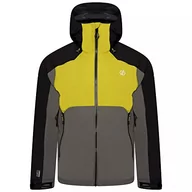 Kurtki męskie - Dare2b kurtka męska Touchpoint II JKT, zielony agawowy/neonowy wiosna/czarny, M - miniaturka - grafika 1