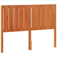 Inne meble do sypialni - vidaXL Wezgłowie do łóżka, woskowy brąz, 135 cm, lite drewno sosnowe - miniaturka - grafika 1