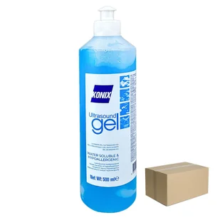 Żel do USG Konix niebieski 500ml 20szt - Meble i wyposażenie gabinetów medycznych - miniaturka - grafika 1