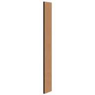 Panele ścienne i boazeria - Panele ścienne 3D Lamel na czarnym filcu Dąb Basic 270x28,5 cm 7 lameli - miniaturka - grafika 1