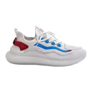 Buty Sportowe Męskie HI-POLY System Big Star NN174451 Białe - Buty sportowe męskie - miniaturka - grafika 1