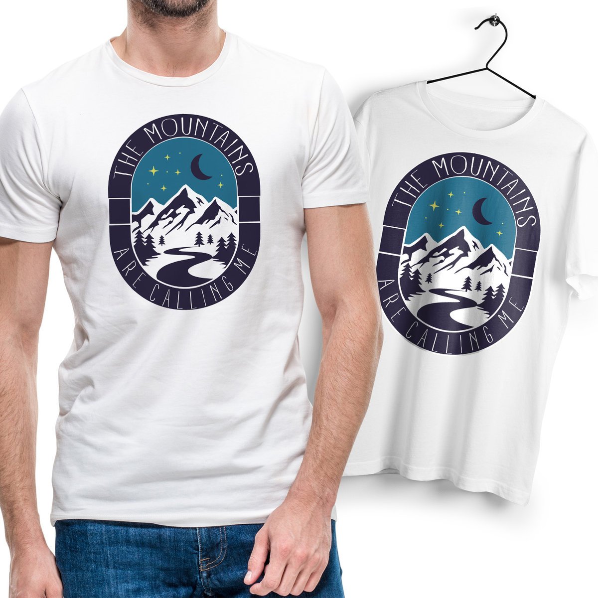 T-Shirt Podkoszulek Męski Outdoor living camping kemping góry Na Prezent