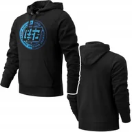 Bluzy męskie - Bluza Bawełniana Męska Z Kapturem Extreme Hobby Slant Czarna R. M - miniaturka - grafika 1