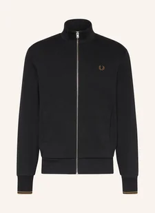 Fred Perry Bluza Rozpinana schwarz - Moda i Uroda OUTLET - miniaturka - grafika 1