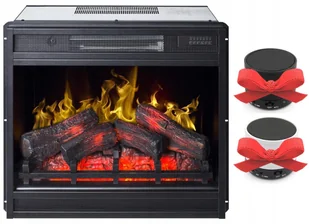 Kominek Elektryczny Led Wkład 60 CM 3D Nowość - Kominki elektryczne - miniaturka - grafika 1
