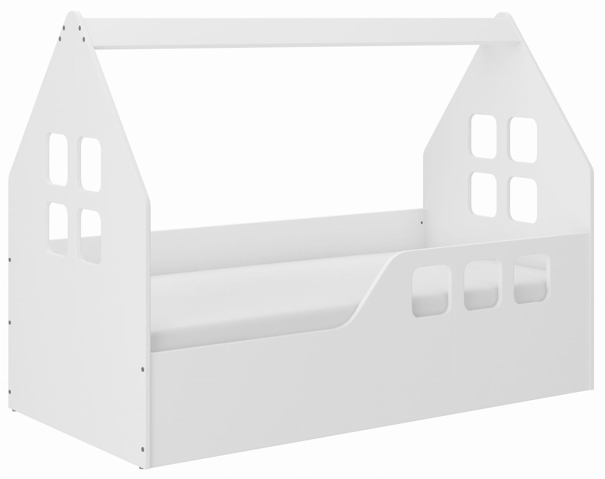 Łóżko dziecięce DOMEK 160x80 PRAWY+ materac