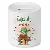 Skarbonki - Skarbonka Dla Skoczka na Urodziny na Prezent z Nadrukiem ze Zdjęciem - miniaturka - grafika 1