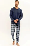 Piżamy damskie - Taro Piżama Dareen 3293 Granatowa XXL Granatowy - miniaturka - grafika 1