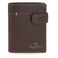 Portfele - Pepe Jeans Staple Portfel pionowy z zamknięciem Brązowy 8,5x10,5x1 cms Skóra, Brązowy, Talla única, Portfolio pionowe z zamknięciem kliknięcia - miniaturka - grafika 1
