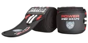 Pozostały sprzęt siłowy - POWER-SYSTEM TAŚMA NA KOLANO KNEE WRAPS-RED PS/3700//RD/ - miniaturka - grafika 1