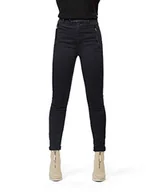 Spodnie damskie - G-STAR RAW Damskie spodnie na co dzień Weld High Waist Slim, Niebieski (Mazarine Blue Gd D17646-c106-b567), 25W / 30L - miniaturka - grafika 1