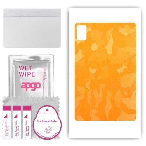 folia naklejka skórka strukturalna na TYŁ do HTC A102 - Moro Camo Żółty - apgo SKINS